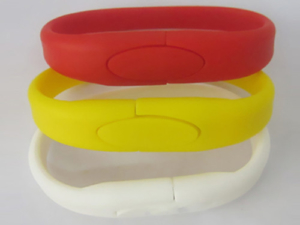 Braccialetti USB in silicone gadget a colori