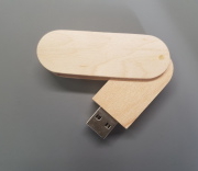 Pen drive USB cod 097 in legno stampa a colori, incisione laser