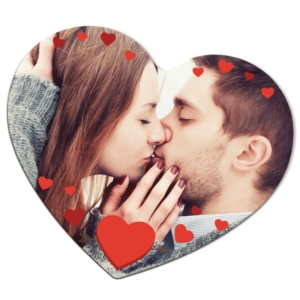 Calamita a forma di cuore personalizzata